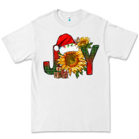 White joy christmas with sunflower bbs Premium Tee - BundleAndBundleShop