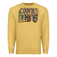 Antique Gold Cookie Baking Crew Premium Sweatshirt - CowhideDigitalArt