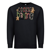 Black Cookie Baking Crew Premium Sweatshirt - CowhideDigitalArt