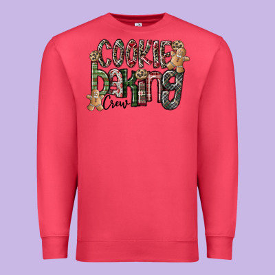Cookie Baking Crew Premium Sweatshirt Designed By Cowhidedigitalart