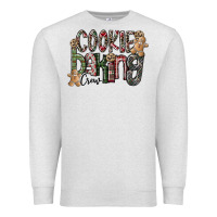Oatmeal Heather Cookie Baking Crew Premium Sweatshirt - CowhideDigitalArt