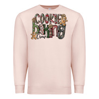 Pale Pink Cookie Baking Crew Premium Sweatshirt - CowhideDigitalArt