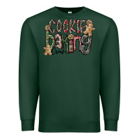 Sports Green Cookie Baking Crew Premium Sweatshirt - CowhideDigitalArt
