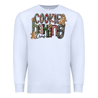 White Cookie Baking Crew Premium Sweatshirt - CowhideDigitalArt