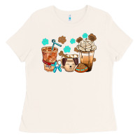 Bone dog coffee cups with  food container bbs Ladies Tee - BundleAndBundleShop