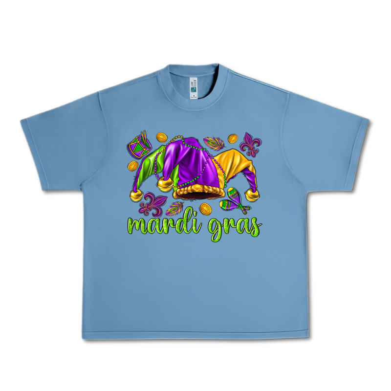Mardi Gras With Jester Urban Heavy Tee by NancyCooperArtShop | Teevron
