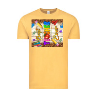 Vintage Mustard best teacher ever Vintage Tee - NancyCooperArtShop