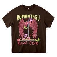 Chocolate Brown romantasy book club Heavy Core Tee - MaliasSmallBusiness