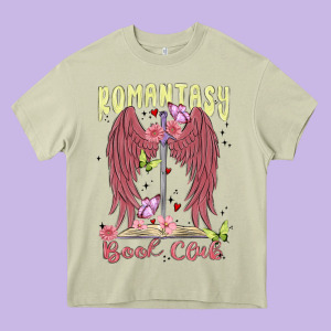 Romantasy Book Club Heavy Core Tee Designed By Maliassmallbusiness