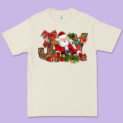 Joy Christmas With Santa Bbs Premium Tee Designed By Bundleandbundleshop