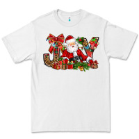 White joy christmas with santa bbs Premium Tee - BundleAndBundleShop