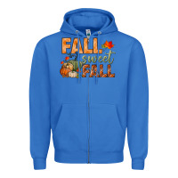 True Royal fall sweet fall Zipper Hoodie - BundleAndBundleShop