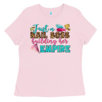 Bubblegum Pink just a nail boss building her empire bbs Ladies Tee - BundleAndBundleShop
