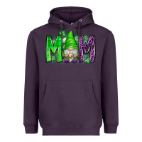 Plum st patricks day mom gnome Heavyweight Hoodie - CowhideDigitalArt