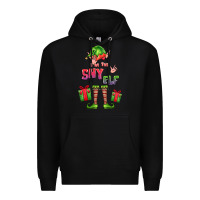 Black im the shy elf elf Premium Hoodie - FaDigitalArtStudio