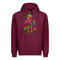 Burgundy im the shy elf elf Premium Hoodie - FaDigitalArtStudio
