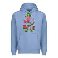 Colony Blue im the shy elf elf Premium Hoodie - FaDigitalArtStudio