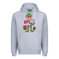 Heather Grey im the shy elf elf Premium Hoodie - FaDigitalArtStudio