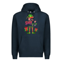 Navy im the shy elf elf Premium Hoodie - FaDigitalArtStudio