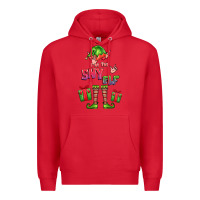 Red im the shy elf elf Premium Hoodie - FaDigitalArtStudio