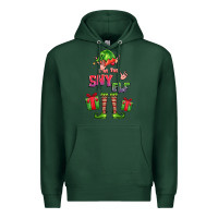 Sports Green im the shy elf elf Premium Hoodie - FaDigitalArtStudio