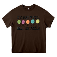 Chocolate Brown ıt's okay to feel all the feels Heavy Core Tee - MaliasSmallBusiness