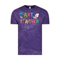 Cloud Purple art teacher Vintage Tee - NancyCooperArtShop