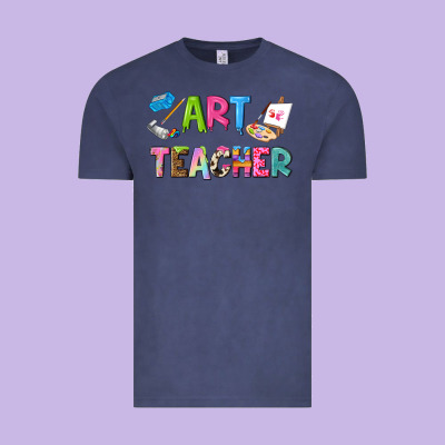 Art Teacher Vintage Tee Designed By Nancycooperartshop