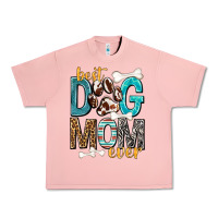 Salmon Best Dog Mom Ever Urban Heavy Tee - texasbilliewilder