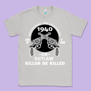 Guns - When Guns Are Outlawed I'll Be Outlaw Classic Tee Designed By Bettercallsaul
