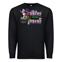 Black Hocus i Mean Pocus Premium Sweatshirt - CowhideDigitalArt