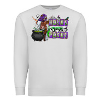 Dove Grey Hocus i Mean Pocus Premium Sweatshirt - CowhideDigitalArt