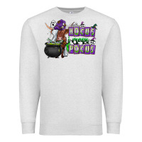 Oatmeal Heather Hocus i Mean Pocus Premium Sweatshirt - CowhideDigitalArt