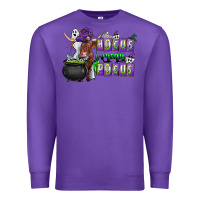 Purple Hocus i Mean Pocus Premium Sweatshirt - CowhideDigitalArt