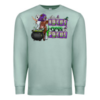 Seafoam Hocus i Mean Pocus Premium Sweatshirt - CowhideDigitalArt