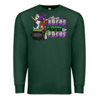 Sports Green Hocus i Mean Pocus Premium Sweatshirt - CowhideDigitalArt