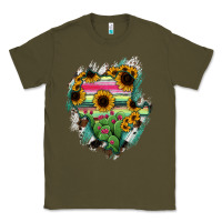 Army Green Durango State Of Mexico Map Classic Tee - RanaPortraitStore
