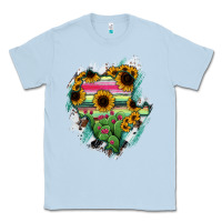 Dusty Blue Durango State Of Mexico Map Classic Tee - RanaPortraitStore