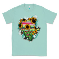 Seafoam Durango State Of Mexico Map Classic Tee - RanaPortraitStore
