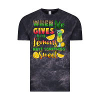 Cloud Black when life gives you lemons make something Vintage Tee - RanaPortraitStore