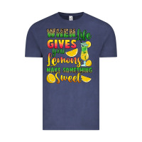 Vintage Denim when life gives you lemons make something Vintage Tee - RanaPortraitStore