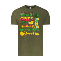 Vintage Olive when life gives you lemons make something Vintage Tee - RanaPortraitStore