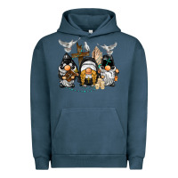 Pigment Midnight Navy pastor nun religious gnome Urban Hoodie - BarkalooDesign