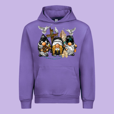 Pastor Nun Religious Gnome Urban Hoodie Designed By Barkaloodesign