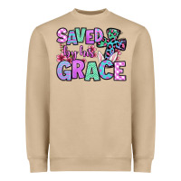 Mushroom Easter Day Saved by his grace Heavyweight Sweatshirt - OliviaCreatesArt