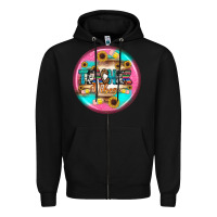 Black teacher vibe earrings Zipper Hoodie - BundleAndBundleShop