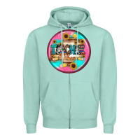 Seafoam teacher vibe earrings Zipper Hoodie - BundleAndBundleShop