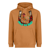 Meerkat horseshoe chicken Heavyweight Hoodie - CowhideDigitalArt