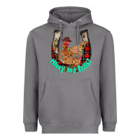 Storm horseshoe chicken Heavyweight Hoodie - CowhideDigitalArt