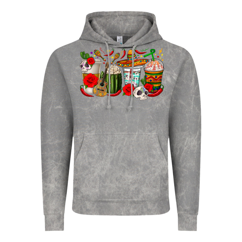 Hispanic Heritage Month Coffee Cups Vintage Hoodie by texasbilliewilder | Teevron